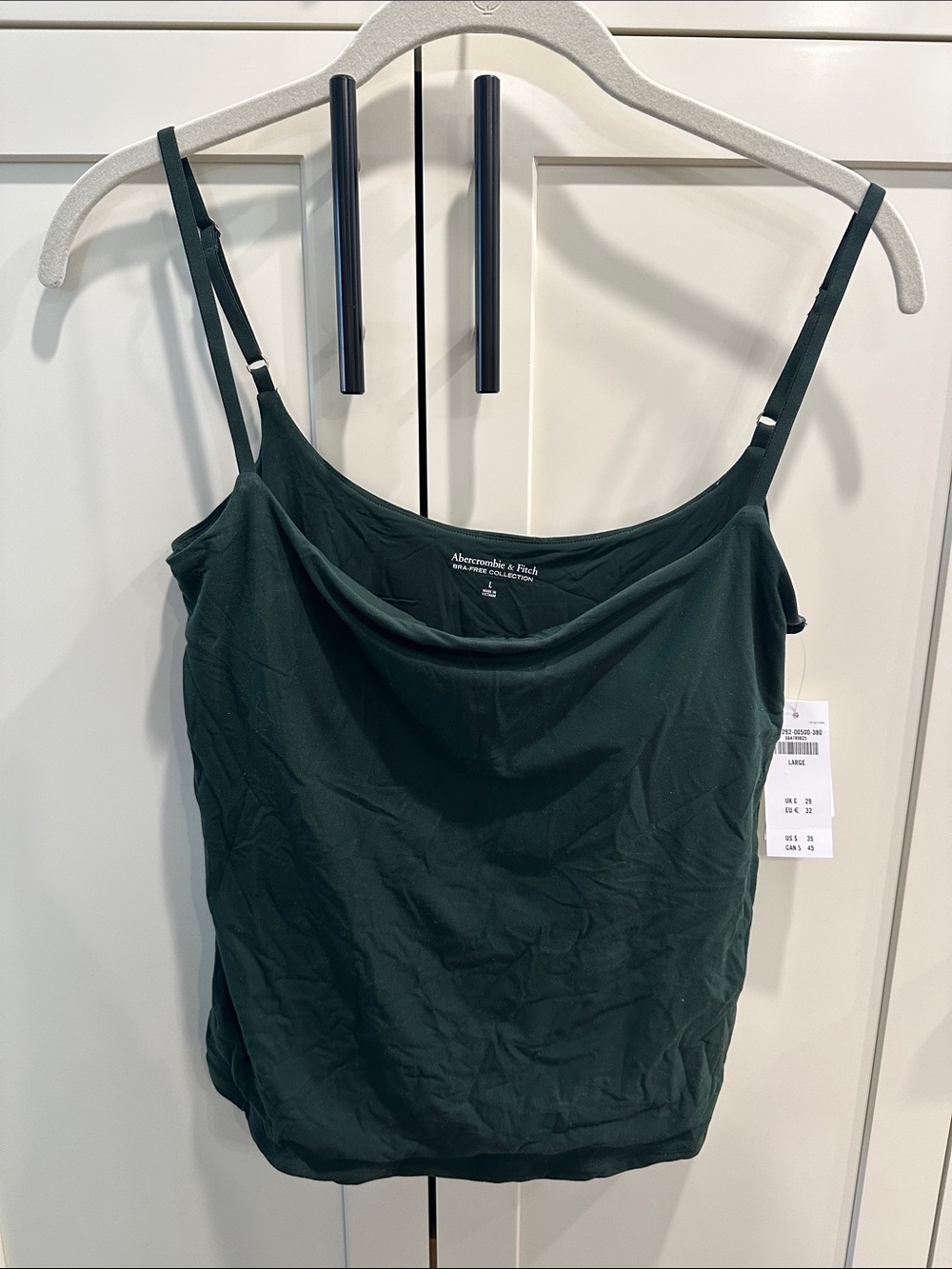Abercrombie & Fitch Forest Green Cowl Neck Camisole